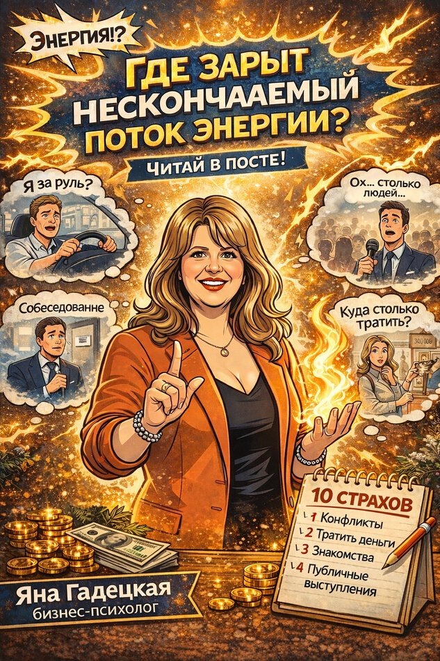 Искусство находить энергию: как справиться с внутренними страхами