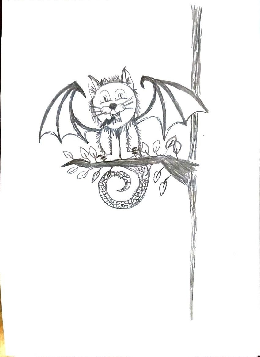 Анализ рисунка "Несуществующее животное"