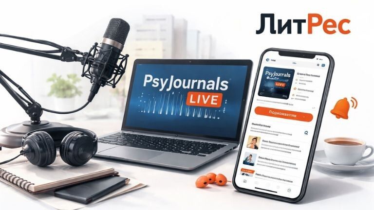 Подкаст PsyJournals Live теперь на Литрес: расширение горизонтов науки