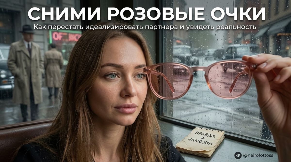 Розовые очки в отношениях: как вернуть реалистичный взгляд на партнёра