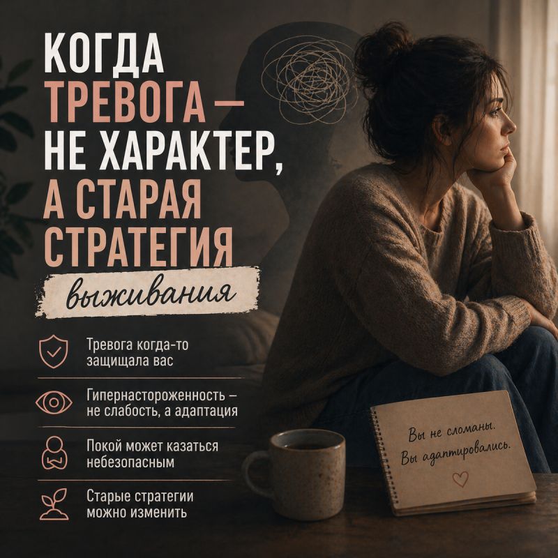 Когда тревога — не приговор, а старая привычка выживания