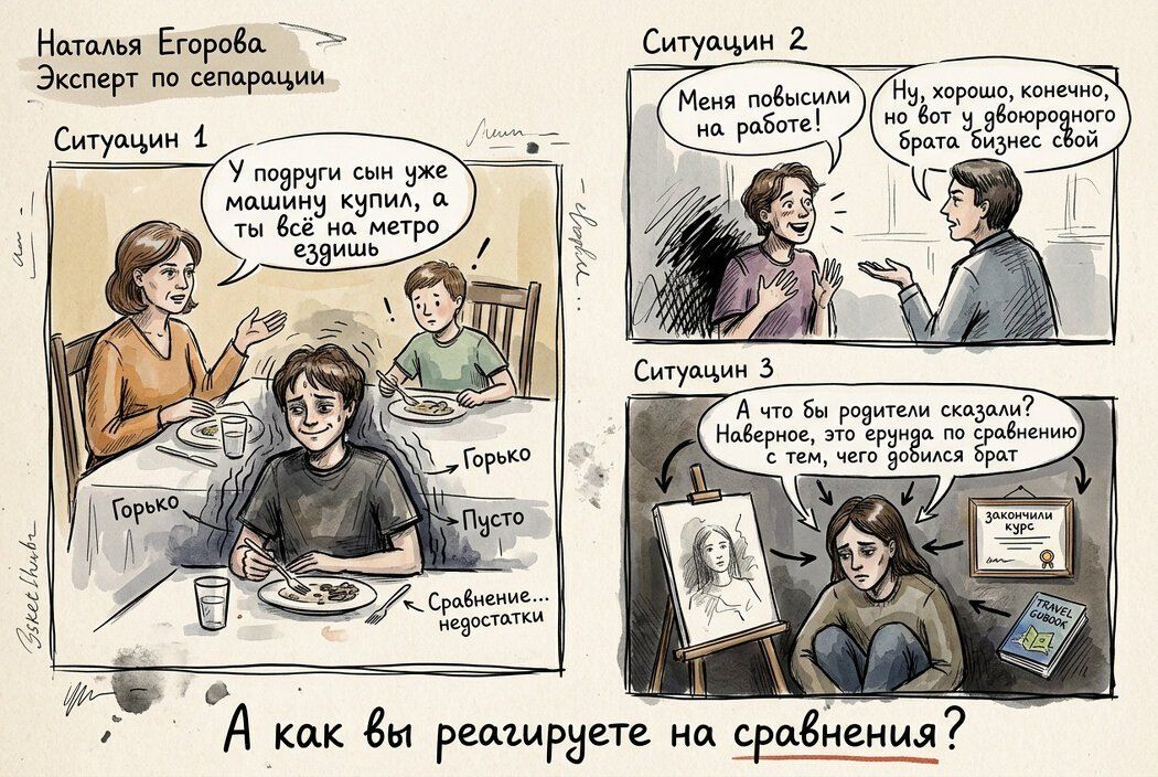 Влияние сравнений с другими на самооценку: тест на уязвимость